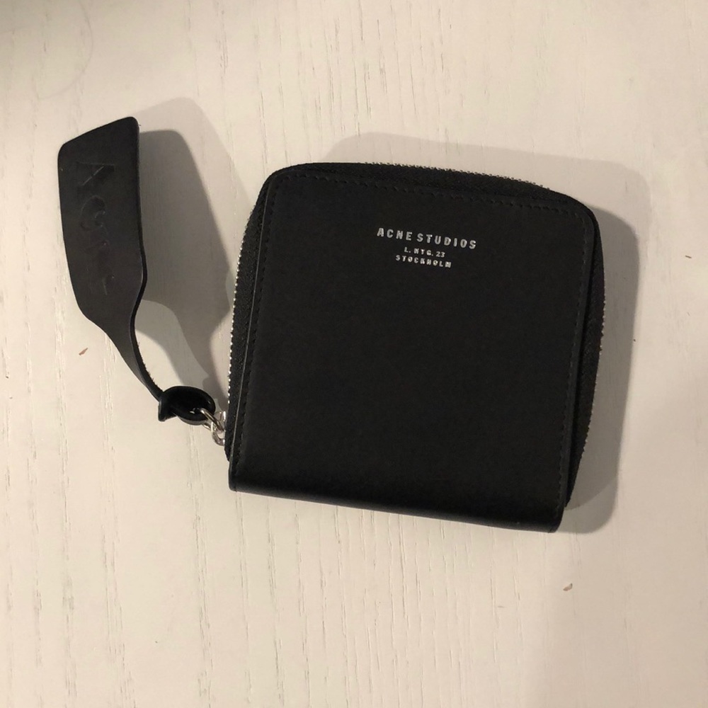 Authentic Acne Studios Bifold Zipper Wallet